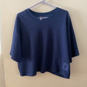 FREE PEOPLE, FREE MOVEMENT, INSPIRE TEXTURE TEE